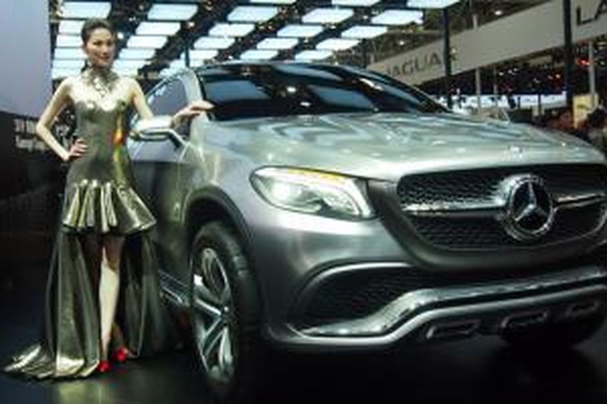 Mercedes-Benz memperkenalkan kupe SUV terbarunya di Beijing Motor Show 2014.