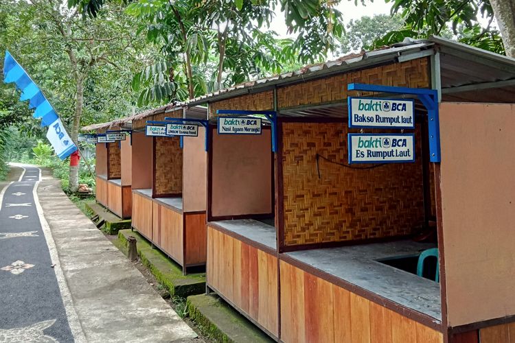 Lokasi gerai UMKM di Pasar Pacingan, Desa Bilebante.