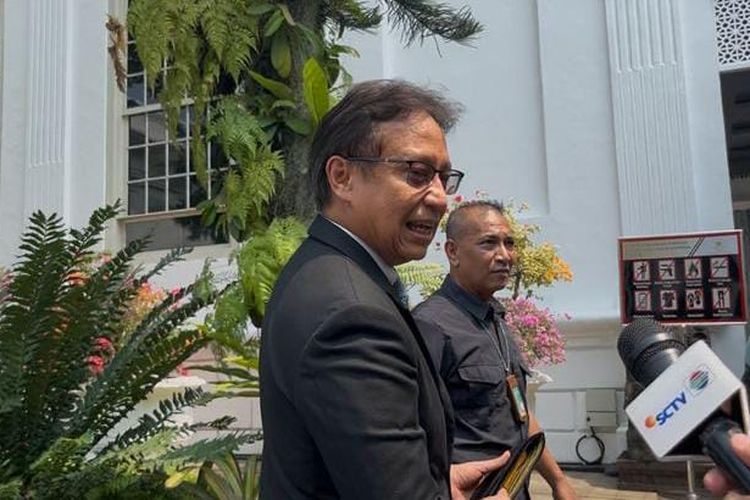 Menteri Kesehatan (Menkes) RI Budi Gunadi Sadikin di Istana Kepresidenan, Jakarta, Rabu (8/10/2025).