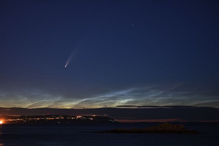 Komet Neowise melintasi Irlandia pada 11 Juli 2020