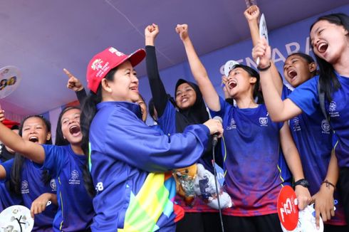 Lepas Jalan Sehat,  Puan Minta Warga Sukseskan Asian Games 2018