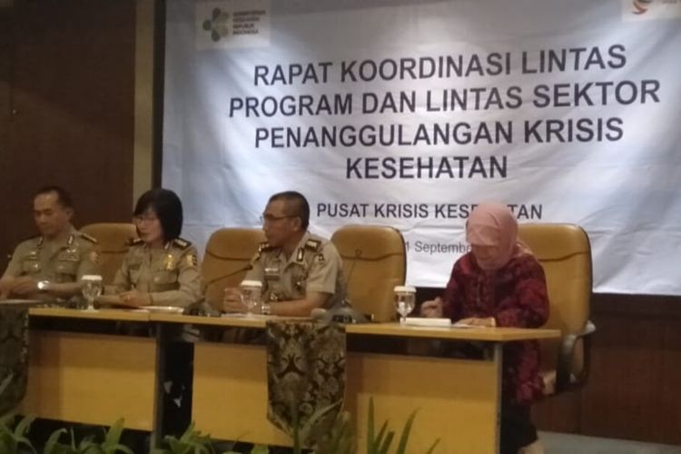 Mabes Polri meluncurkan platform Data dan Informasi Disaster Victim Identification (DI-DVI), di Bogor, Selasa (10/9/2019).