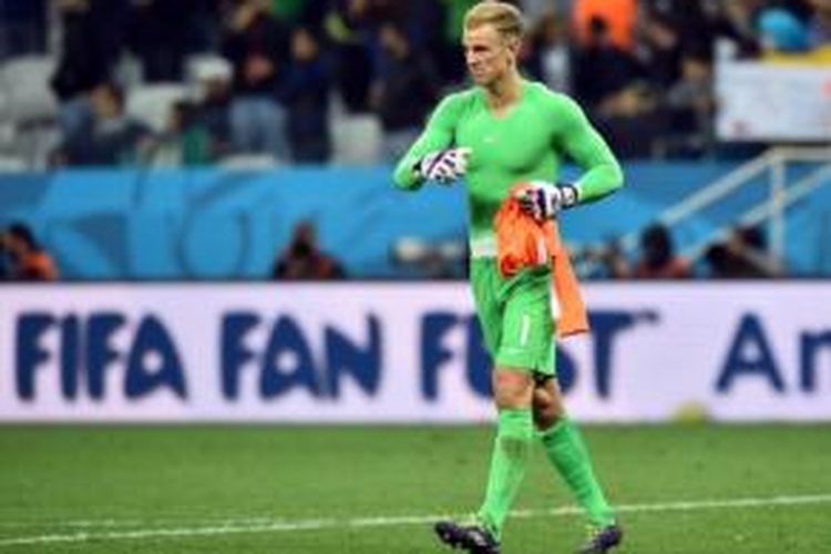 Kiper Manchester City asal Inggris, Joe Hart.