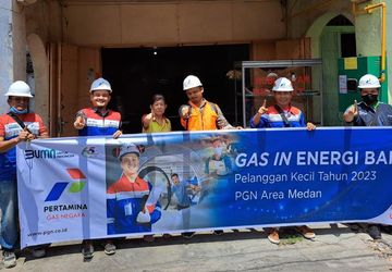 Tiga Rumah Makan di Medan Beralih ke Gas Bumi, PGN: Mengalir 24 Jam Tanpa Putus