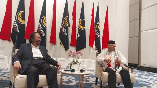 Din Syamsuddin Temui Surya Paloh, Pertemuan Dilakukan Tertutup