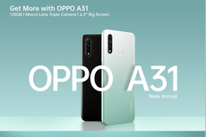 Spesifikasi Oppo A31 Versi Indonesia, Lengkap dengan Tabelnya