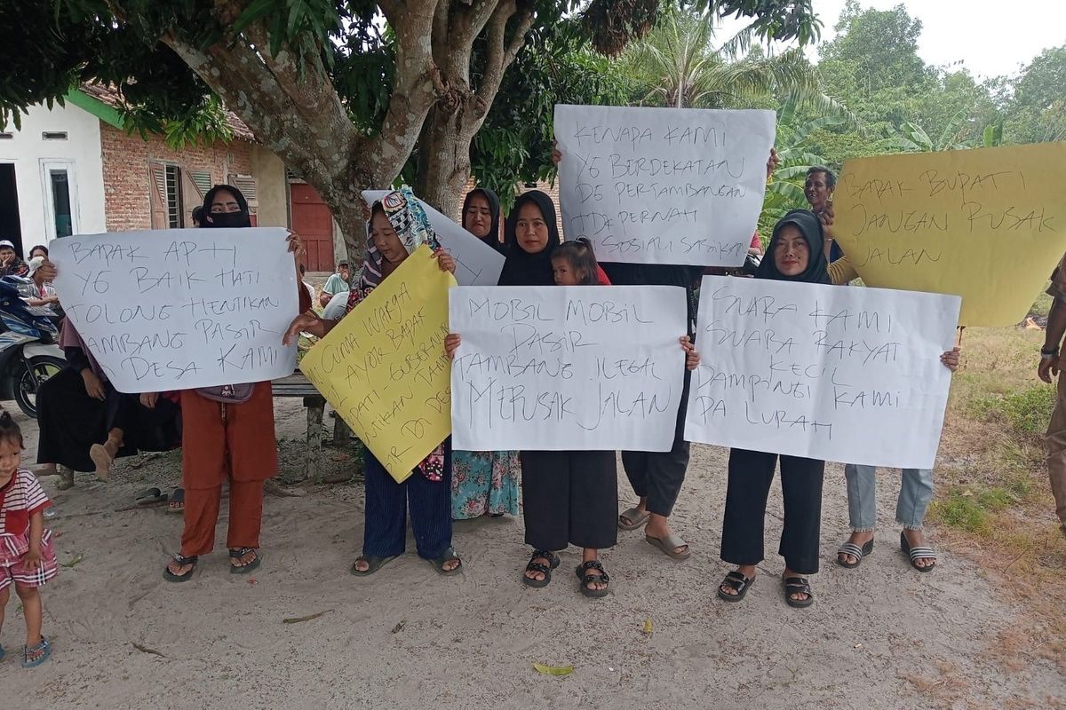 Lingkungan Terdampak, Warga Desa di Lampung Timur Tolak Tambang Pasir