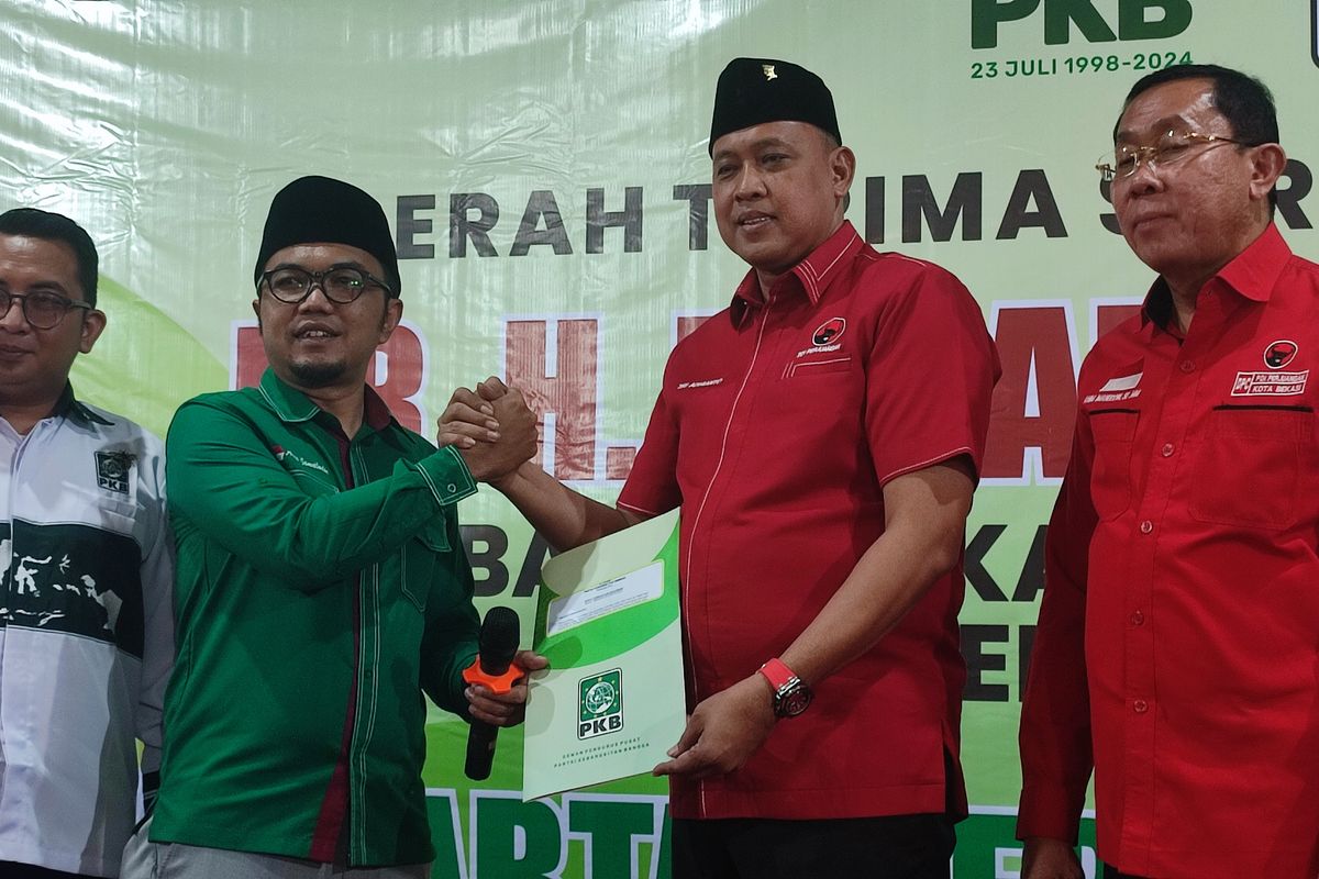 Tri Adhianto dan Abdul Harris Bobihoe Kantongi SK Maju Pilkada Kota Bekasi 2024