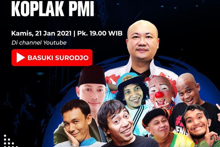 Pengusaha dan Komedian kompak galang dana untuk korban bencana alam lewat Koplak PMI