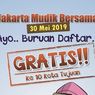 Kuota Mudik Gratis Pemprov DKI ke Kota Tujuan Ludes, Tersisa 45 Kursi untuk Arus Balik