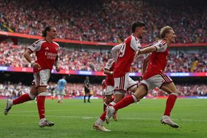 Hasil Arsenal Vs Man City 3-0: Gunners Menangi Community Shield