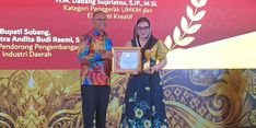 Bupati Paramitha Raih Disway Top Regional Leader Awards, Pertanian Brebes Tuai Apresiasi Nasional