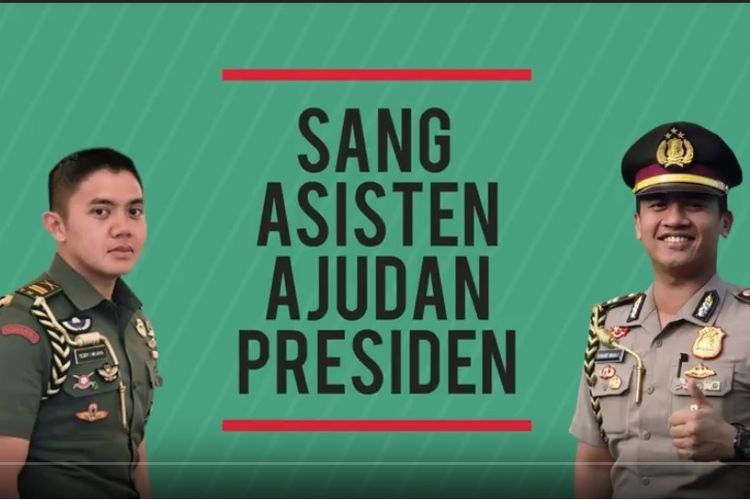 Letnan Satu (Lettu) Teddy Indra Wijaya dan Inspektur Satu (Iptu) Syarif Muhammad Fitriansyah, menceritakan pengalaman sebagai asisten ajudan Presiden Joko Widodo.