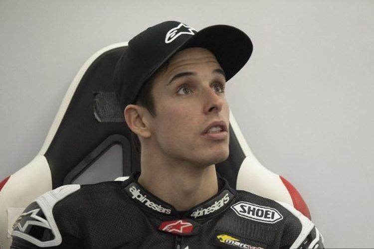 Alex Marquez dari Spanyol dan LCR Honda tampil selama Tes MotoGP di Valencia di Sirkuit Ricardo Tormo