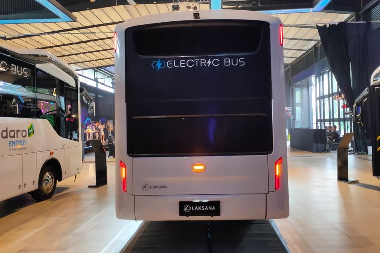 Peluncuran bodi bus listrik Nucleus 6 buatan karoseri laksana