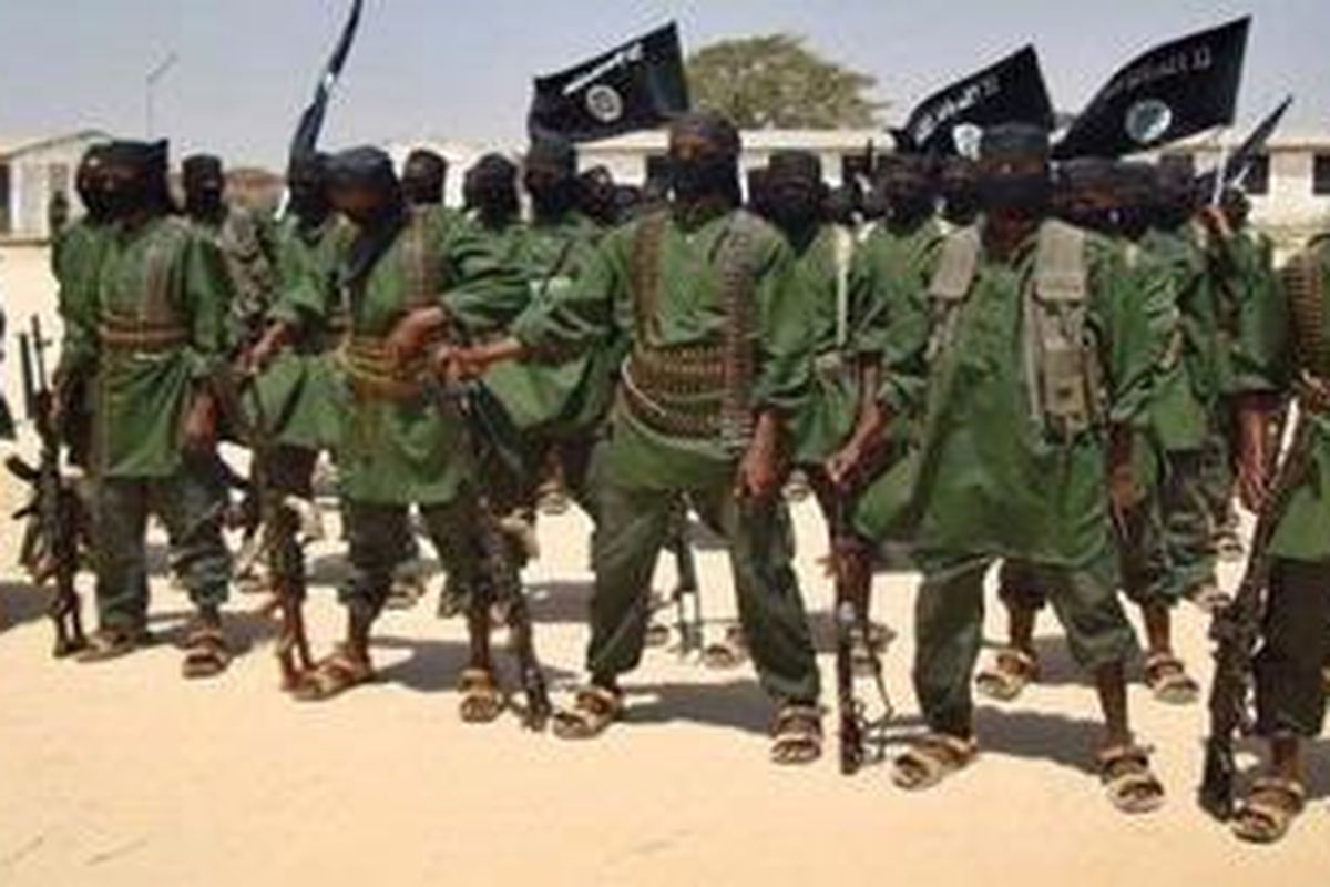 Kelompok militan al-Shabab Somalia.