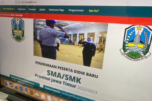 Jadwal PPDB Jatim 2022 Tahap 1-5 SMA/SMK, Cek Jalur yang Dibuka
