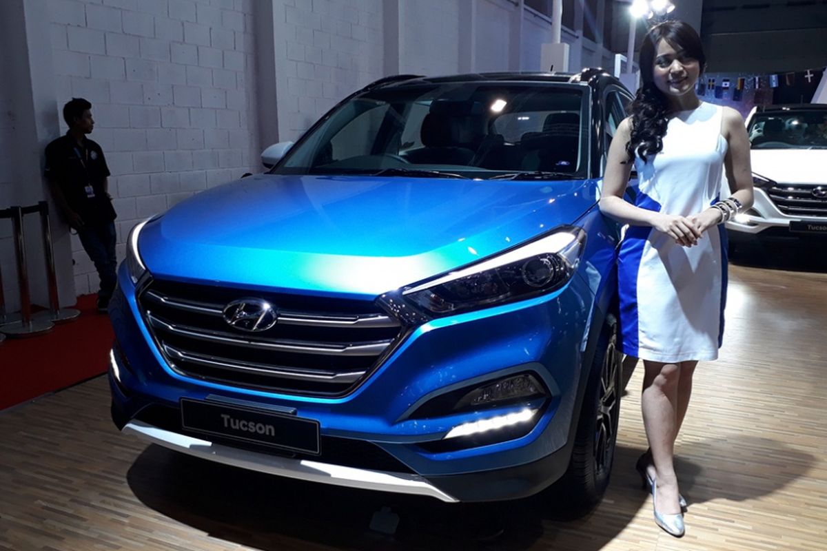 Hyundai Tucson juga menadpat sentuhan spesial, selama di IIMS 2018.