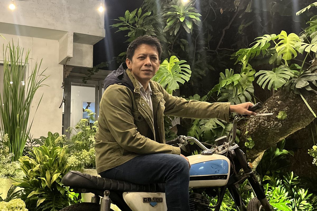 Ariel NOAH di Falcon Pictures, Duren Tiga, Jakarta Selatan, Rabu (5/11/2025).