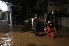 Kompleks Puri Mutiara Cilandak Terendam Banjir Lebih dari Satu Meter