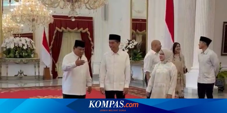 Second day of Eid, Prabowo meets Jokowi at the Palace