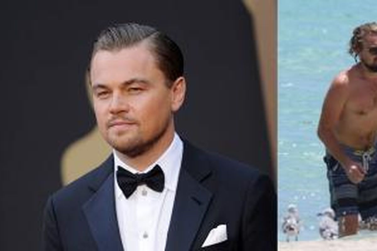 Leonardo DiCaprio, salah satu selebriti yang dianggap mewakili sosok tubuh Dad Bod.