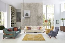 4 Tips Mengatur Furnitur di Sekitar Sofa Ruang Keluarga 