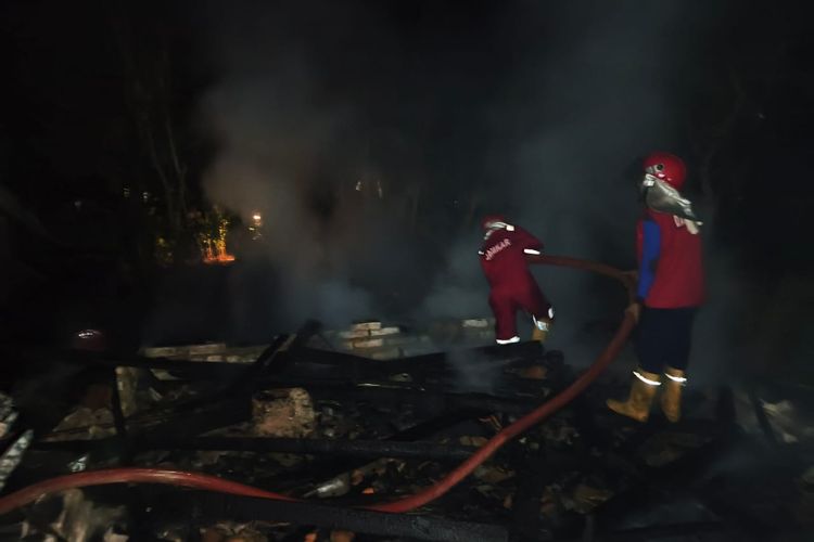 Dapur dan Kandang Terbakar, 1 Ekor Sapi Terpanggang akibat Dirantai