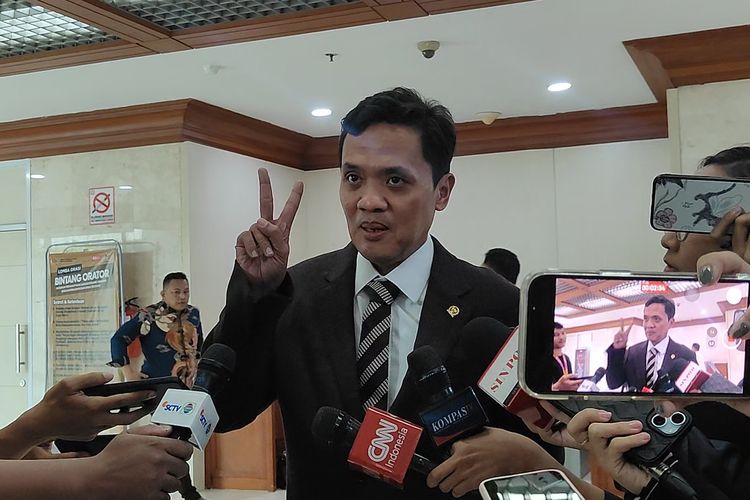 Wakil Ketua Komisi III DPR Habiburokhman ditemui di Kompleks Parlemen Senayan, Jakarta, Kamis (13/6/2024).