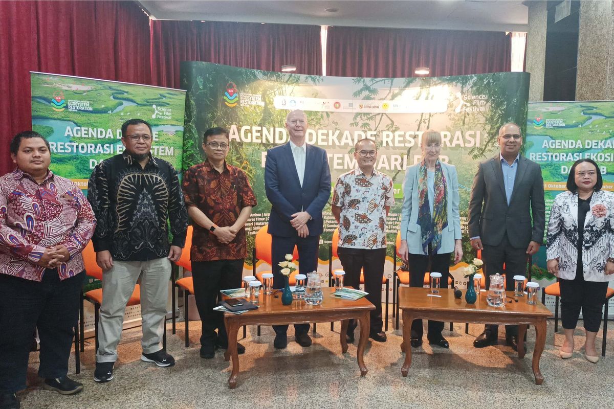 Pembukaan Science Film Festival Indonesia 2023 di Gedung A Kemendikbud, Sabtu (21/10/2023). 