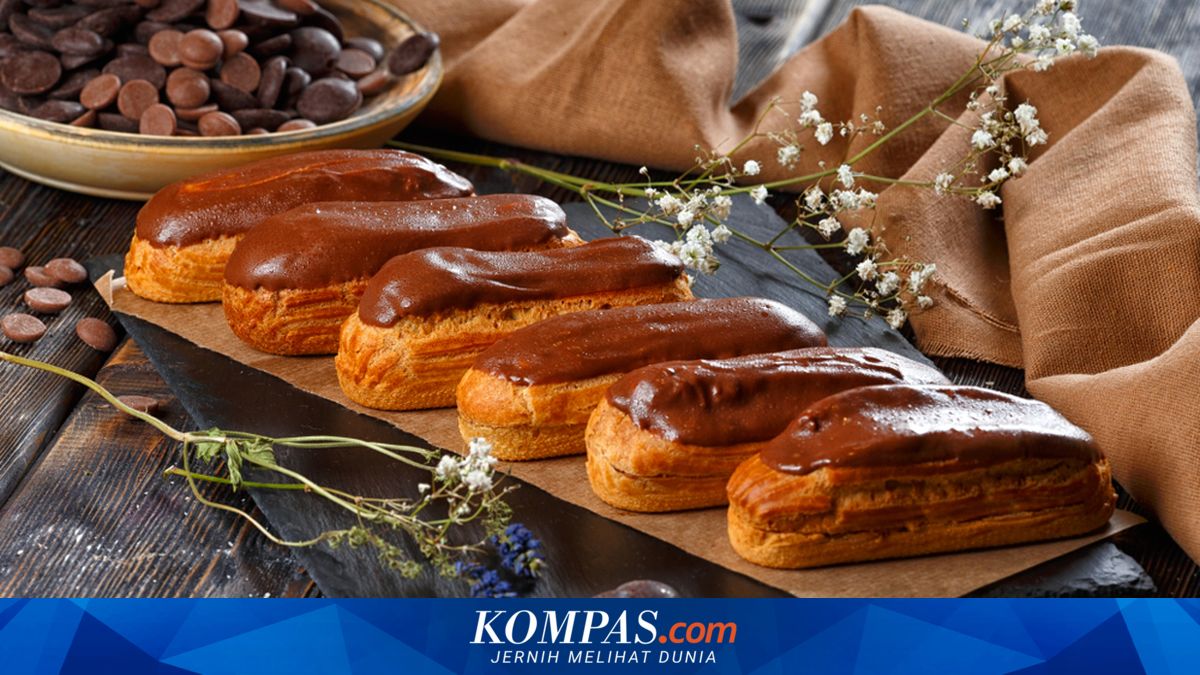 Resep Eclair Cokelat Klasik, Kue Sus Panjang ala Perancis