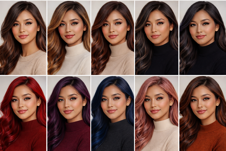 20 Warna Rambut yang Cocok untuk Kulit Sawo Matang, Bikin Wajah Makin Cerah