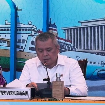 Menteri Perhubungan (Menhub) Dudy Purwagandhi