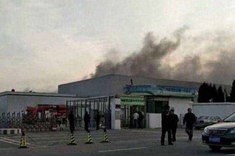 Pabrik baterai Samsung SDI di Tianjin, China terbakar
