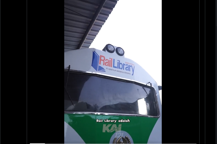 Rail library, perpustakaan kereta pertama di Indonesia.