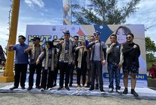 Pembukaan HUT Ke-69 Lampung Selatan, Zita Anjani Naik Jetski Seberangi Selat Sunda