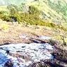 Pendaki Gunung Rinjani Temukan Bongkahan Es di Jalur Menuju Puncak