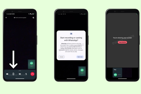 Fitur Share Screen WhatsApp, Pengguna Bisa Berbagi Layar Ponsel Saat Lakukan Pangggilan Video