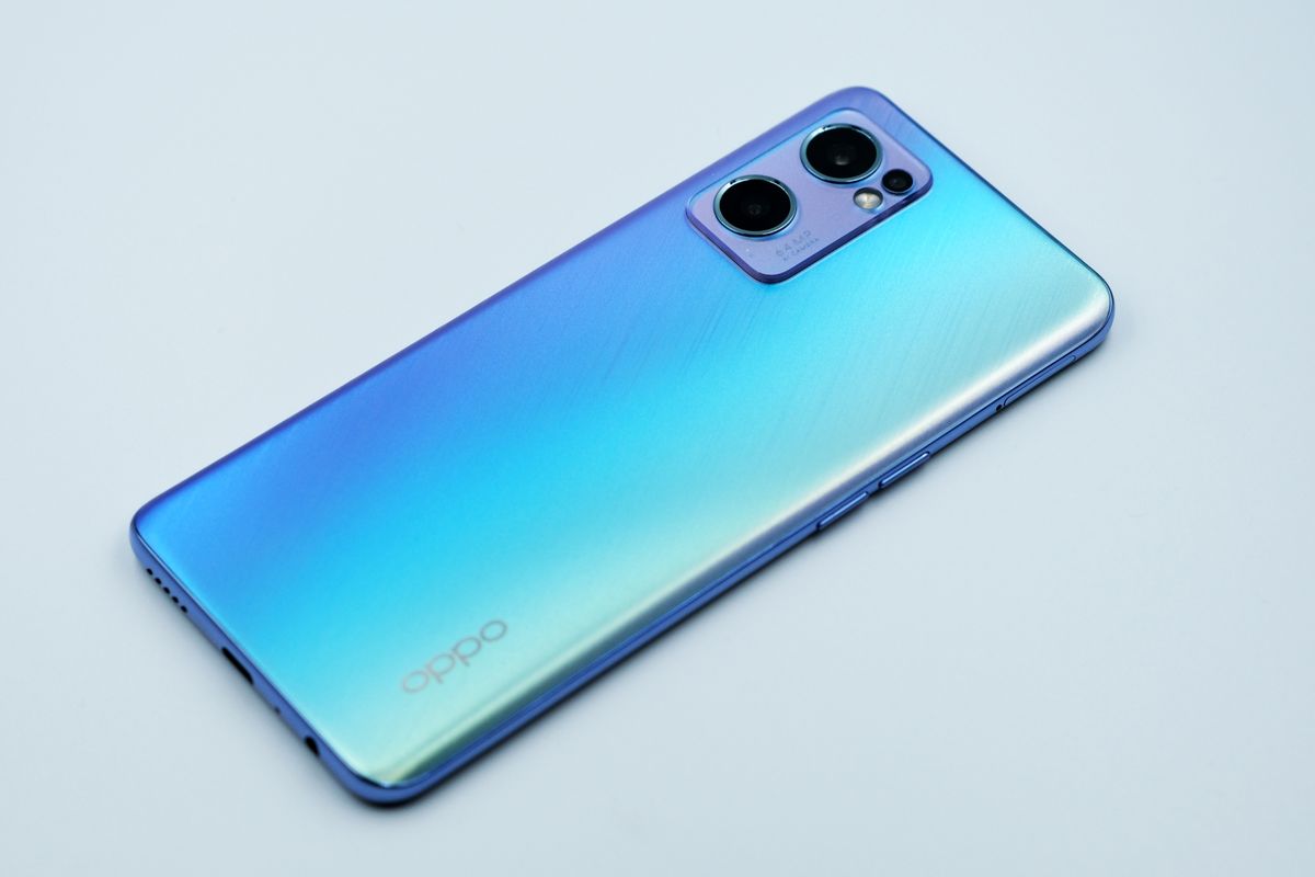 Ilustrasi perangkat Oppo Reno7 5G.