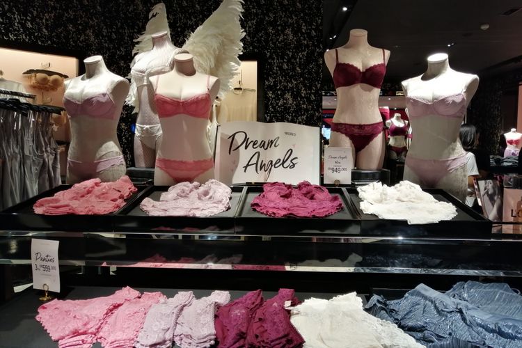 Suasana full assortment store Victorias Secret di Grand Indonesia, Jakarta, Rabu (31/10/2018).