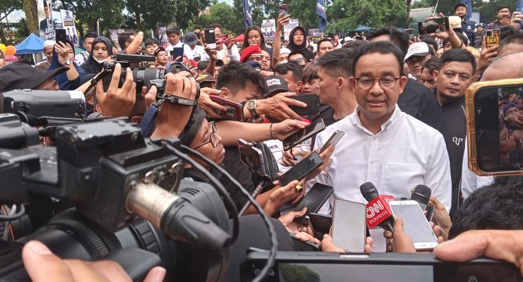 Ketika Anies "Sentil" soal Kesejahteraan Petani di Cianjur