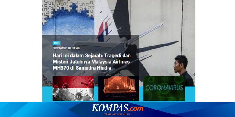 Berita Harian Mh370 Terbaru Hari Ini Kompas Com