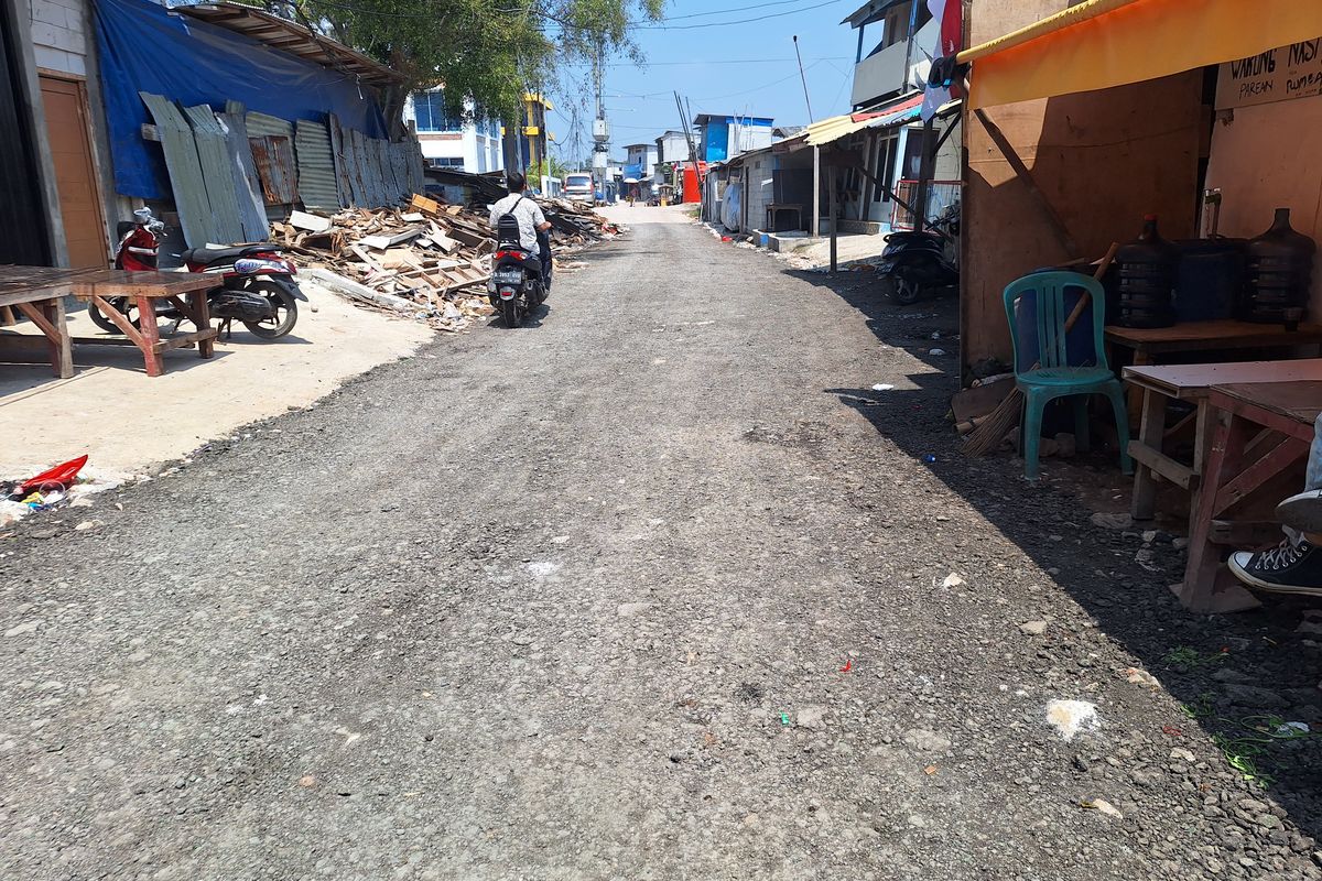 Jalan di Muara Angke Akhirnya Diaspal Usai Puluhan Tahun Rusak, Warga: Alhamdulilah