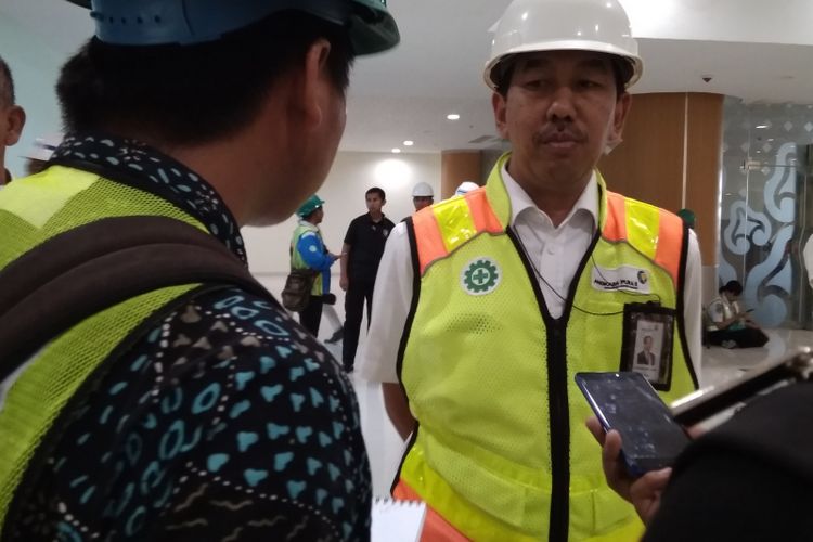 Direktur Utama PT Angkasa Pura II Muhammad Awaluddin di Bandara Kertajati, Selasa (17/4/2018).