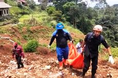 Jenazah Diduga Korban Gempa Cianjur Ditemukan Tinggal Kerangka di Lokasi Longsor