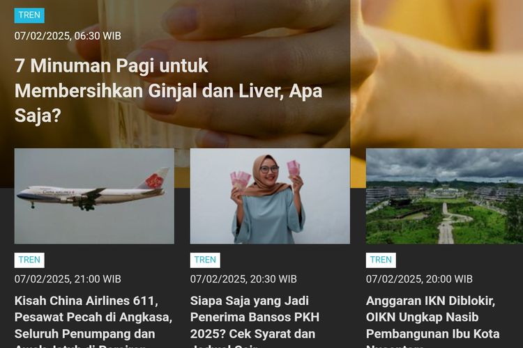 [POPULER TREN] Penjelasan DJP soal Biaya Pembuatan Coretax | Minuman Pagi yang Sehatkan Ginjal dan Liver 