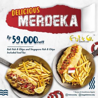 Promo merdeka Fish n Co Surabaya