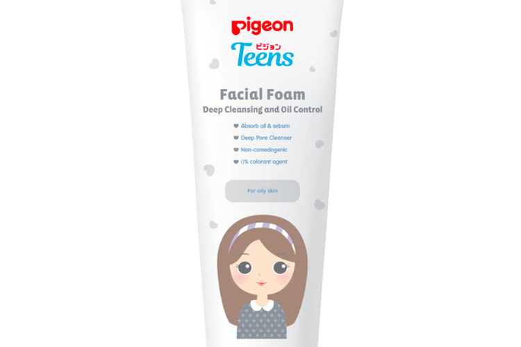  Pigeon Teens Facial Foam, rekomendasi sabun cuci muka di bawah Rp 50.000
