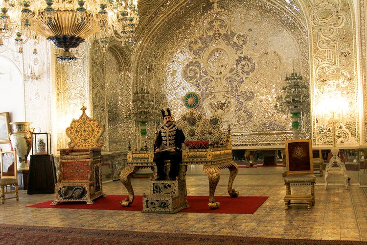 Istana Golestan atau Golestan Palace yang ada di Iran.