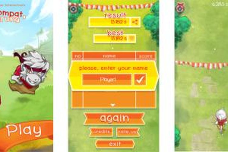 Screenshot game Balap Karung untuk perangkat Android